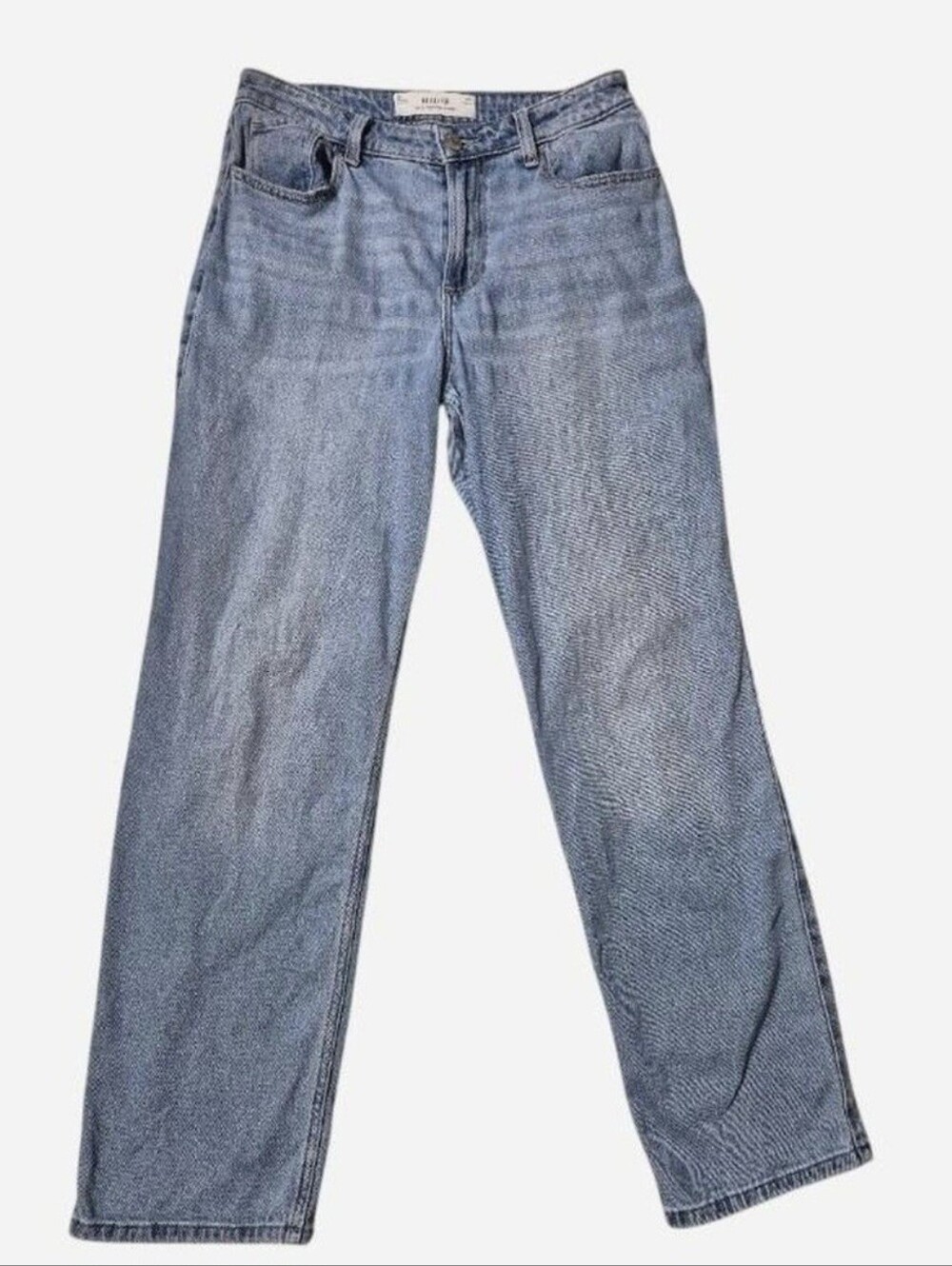 Hollister Curvy High Rise Straight Leg Jeans Light Wash Size 8R / W29